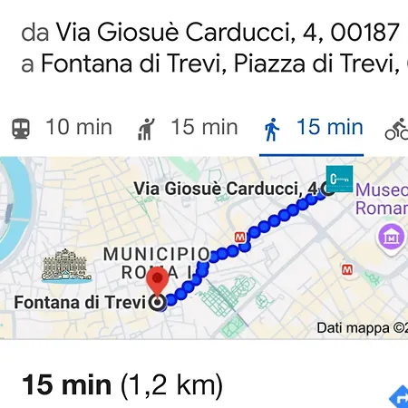 Apartment C3 Class Apartment, 2 Da Letto, 2 Bagni, Giardino Distante 15 Minuti A Piedi Da Fontana Di Trevi Rome