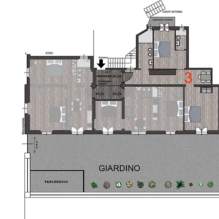 C3 Class Apartment, 2 Da Letto, 2 Bagni, Giardino Distante 15 Minuti A Piedi Da Fontana Di Trevi